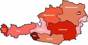 Karte Österreich